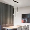 Moderna lampada a sospensione a led per la cucina Sala da pranzo Soggiorno Tavolo da bar Lampadario a sospensione nordico nero Negozio per ufficio Lampade per illuminazione interna