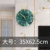 Relógios de parede Nordic Elk Silent Metal Decorativo Swingable Relógio Design Moderno Pêndulo Sala de estar Casa MJ1106296z