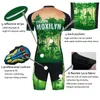 Factory Direct Sales 2021 Moxilyn Green Cycling Jersey 세트 숲 패턴 자전