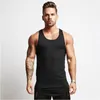 Muscleguys Solid Abbigliamento Palestre Stringer Canotta Uomo Bodybuilding e Fitness Canotte Muscle Vest camicia senza maniche da uomo 210421