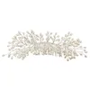 Haaraccessoires Wedding Clip Decoratief accessoire Elegant imitatie Pearl hoofd Bruienkam voor feest