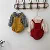 Baby girls pure cotton cute plaid long sleeve doll shirts Autumn soft comfortable floral Tops 210708