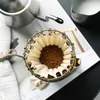 Drohoey Coffee Cofter Dropper Складной Умный Кофейный Фильтр Стиль Кофейный Шток Фильтр Кубок Портативный Портативный Портативный Многоразовый Pleas Over 210712