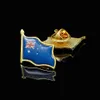 10PCS Australia Waving National Flag International Travel Pins Show Pride in Your Nation Metal and Ceramic Lapel Pin