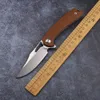 Индивидуальные Blade M390 Blade TC4 Титановое металлическое белье-ручка Открытый кемпинг Многофункциональный охотничий нож коллекции EDC инструмент