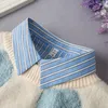 Bow Ties Unisex Mens Shirt Fake Collars Women Lapel Detachable Collar Blouse Tops False Female Sweater Decorative Faux Col Tie Donn22