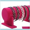 Packaging & Jewelryveet Detachable Headband Hair Hoop Clasp Display Stand Rack 36Cm Organizer Storage Bar For Shop Jewelry Pouches Bags Dro