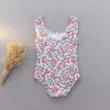 子供用フローラルヒョウ水着服セット女の子2021夏のビキニ子供水着セット