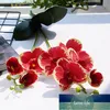 Artificial Flowers Plastic Orchid Wedding Decoration 2 Branches With Leaves Nature Orchids Fake Flowers Home Garden Decors Factory price expert design Quality