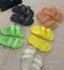 2021 luxury designer women Slippers Mallorca candy colors transparent high-performance polyurethane fashion sandles summer