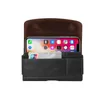 Pochette universelle en cuir 4.8/5.2/5.5/6.5 pouces pour iPhone Samsung Huawei Xiaomi avec porte-cartes ceinture Clip Holster