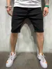 Men Ripped Jeans Straight-Leg Shorts Clothing Cotton Breathable Denim Leggings Male Skinny Hole Short Pencil Pants Men's