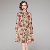 Robe de Boutique pour filles, manches longues, avec nœud, haut de gamme, tendance, robes de soirée, de bureau, nouvelle collection automne 2021
