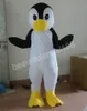 Costume de mascotte de pingouin d'Halloween de haute qualité, dessin animé en peluche, personnage de thème animé, taille adulte, robe fantaisie de carnaval de Noël