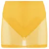 ネオングリーンオレンジメッシュフィッシュネットセクシーな女性クロップトップとスカート2ピース衣装ボディコンレディースクラブウェア透明スーツ210517
