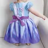 In bambini Impermeabile Grembiule Abito Girls Cartoon Princess Drawing Coverall Complessivamente 2-7Y E1119 210610