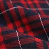 tessuto rosso plaid nero