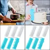 Boards bakware keuken eetbar home tuin6-delige cake schraper, decoratieve kam plastic zaagtandschraper polijsten keuken bakvorm ook diy diy