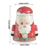 Boîte de décoration de Noël enveloppe de Noël Toiler Tin Candy Biscuits Conteneur de rangement Enfants Boîtes d'emballage Année 265W