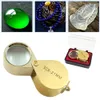 Portable 30X 21mm Microscope Loupe Mini Triplet Bijoutier Eye Loupe Loupes Loupe Bijoux Diamant 1152-1