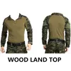 Camouflage military uniform us army combat shirt cargo multicam Airsoft paintball militar tactical clothing with elbow pads 210518