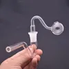 Кальяны Glass J Hook Переходная труба для водяных бонгов Пепельница Чаша для ручного курения водопроводных труб с мужскими стеклянными трубками для масляной горелки