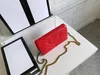 女性の豪華なデザイナーバッグ2021ファッション高品質の革チェーン財布カジュアルハンドバッグ4色G財布