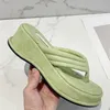Summer Chunky Heel Beach Plataforma Slippers Ladies Slides Open Toe Soft Sole Designer Sandals Mujeres Y2K zapatos