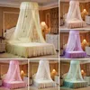 Princess Hanging Round Lace Canopy Bed Netting Comfy Student Dome Mosquito Net Crib Valance1177510