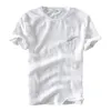 Feather Gráfico Camisetas Para Homens Manga Curta Algodão Linho Branco Tee Loose Casual Masculino Roupas 210601