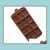 Mods Bakeware Kitchen, Dining Home & Garden Sile Waffle Mold Fondant Molds Diy Chocolate Bar Mod Cake Decoration Tools Kitchen Baking Aessor