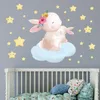 Stickers muraux mère et bébé pour chambre enfants chambre décor Art décoration de la maison décalcomanies amovibles