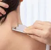 공장 마사지 돌 바위 스테인레스 스틸 Gua Sha 스크래핑 도구 얼굴 구구와 얼굴 바디 스파 RRF12098