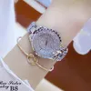 Orologi da polso Moda Donna Orologi Diamond Stone Dress Watch Luxury Ladies Gold Reloj De Mujer Orologio da polso al quarzo con cinturino in acciaio inossidabile