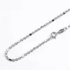 Chaînes de collier en argent massif 925 avec perles en argent maillon de chaîne fantaisie 5 pièces