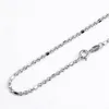 Solid 925 Sterling Necklace Chains with Silver Beads Fantasy Chain Link 5 Pieces