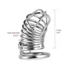 NXY Sex Chastity devices Male black steel chastity device bird belt metal cage restraint ring male sex toy 1126