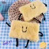 Kawaii Plush Coin Purse Women Children Boys Cartoon Cheese Card Holder Zipper Small Money Bag Purses for Teenager Girls Gift