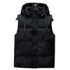 Hommes gilets hiver hommes grande taille 6xl 7xl 8xl 9xl 10xl Parka gilet gilet à capuche Camouflage sans manches vestes chaud