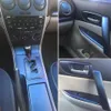 Araba-Styling 5D Karbon Fiber Araba İç Mekan Konsolu Renk Değişim Mazda 6 2003-2015 için Kalıp Yapıştırma Çıkartmaları