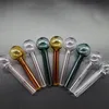 4inch Glass Oil Burner Pipe Bongs Colorful Pyrex Smoking Tube Nail Tips Tobcco Herb Oils Nails High Quality Smoke Accessories In Stock Bong