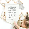 Alphabet Wall Hanging Banner English Letter Canvas Pendants Kids Bedroom Decals Home Decorations Ornament Wall Decor Accessories DW6473