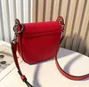 Notícias Moda Designer Lichi Padrão Sela Saddle Ombro Sacos de Couro Real Mulheres Cross Body Rodada Forma Baguette Flip Capa Fivela Hasp Bolsas Famosas Carteira Bolsa