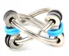 Dekompressionskedja Fidget Hand Spinner Finger Leksaker Metall Vent Toy Bike Keychain Key Ring Boring Antistress Gifts