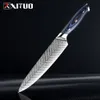 XITUO High Quality 8quotinch Damascus Chef Knife AUS10 Stainless Steel Kitchen Knife Japanese Santoku Cleaver Meat Slicing Knife4268693