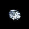 Kuololit 100% Natural Moissanite Loose Gemstone för anpassning av smycken VVS1 D färg oval lysande utmärkt snitt solitaire diy h1015