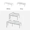 Home Closet Organizer Storage Shelf for Kitchen Rack Space Saving Wardrobe Decorative Shelves Cabinet Holders 211102