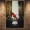 조커 벽 아트 캔버스 페인팅 벽 인쇄 사진 Chplin Joker 영화 포스터 가정 장식 현대 노르딕 스타일 그림 Asfaf