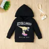 Höst Vinter Baby Boys Dinosaur Cool Hoodies Sweatshirt Toppar + Byxor Outfits Set Nyfödda Baby Boys Kläder Set Spädbarn Outfits # G1023