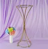 elegant 10pcs lot gold silver color 31.5" tall crystal acylic decoration centerpiece wedding table decor flower stand event